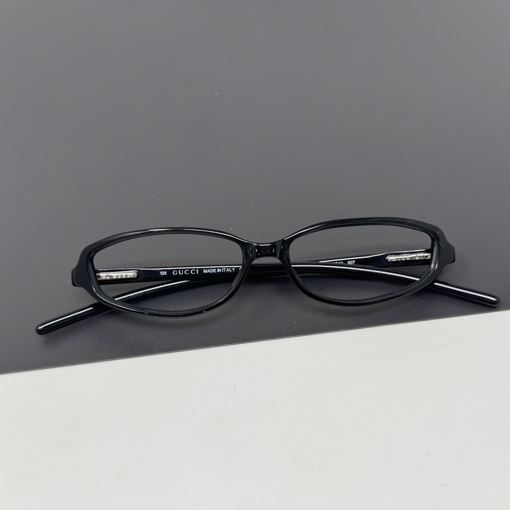 Vintage Gucci GG2542 black  Oval Sunglasses Frames Only GG 2542 807 - Picture 7 of 13